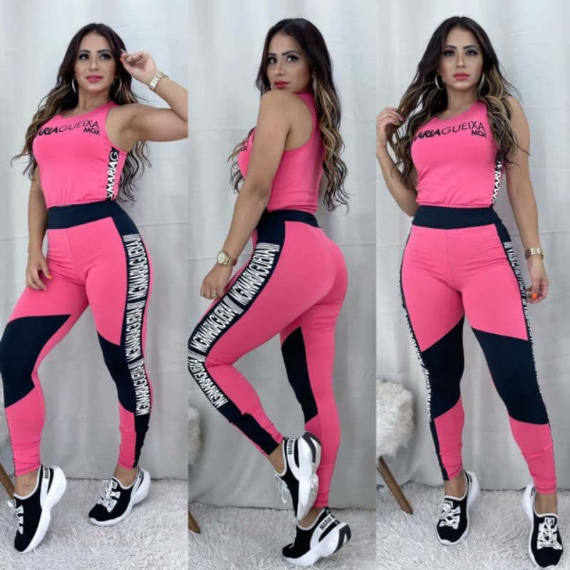 Conjunto Maria gueixa Tecido Suplex super luxo 2026
