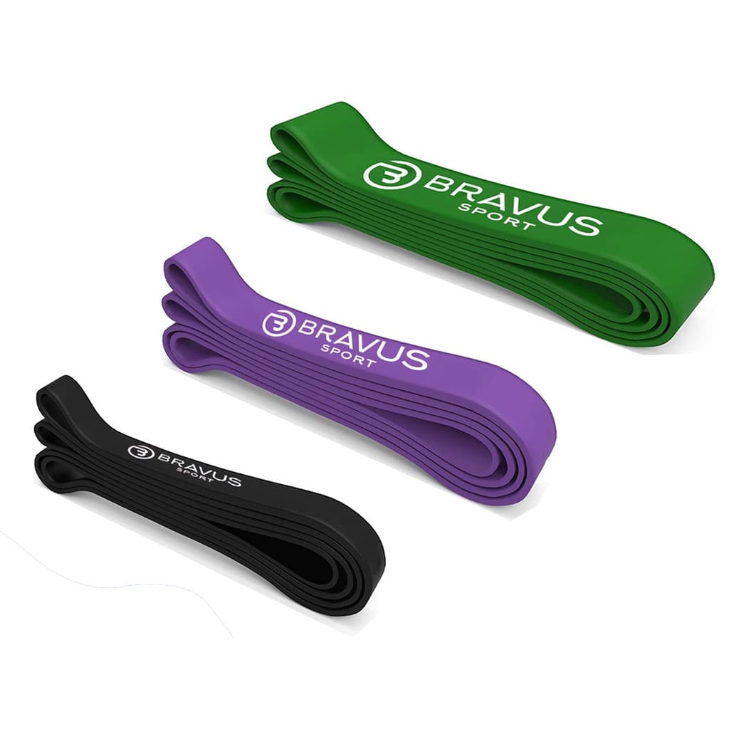 Super Band Média, Forte e Super Forte Elástico Extensor Musculação Bravus Sport