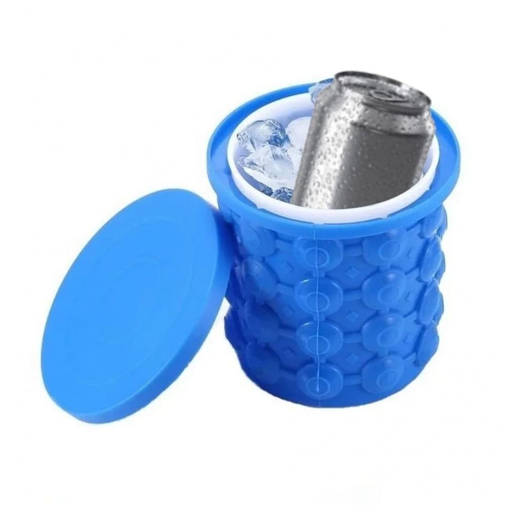 Balde Gelo Silicone Ice Balde Forma De Gelo Faz 40 Cubos