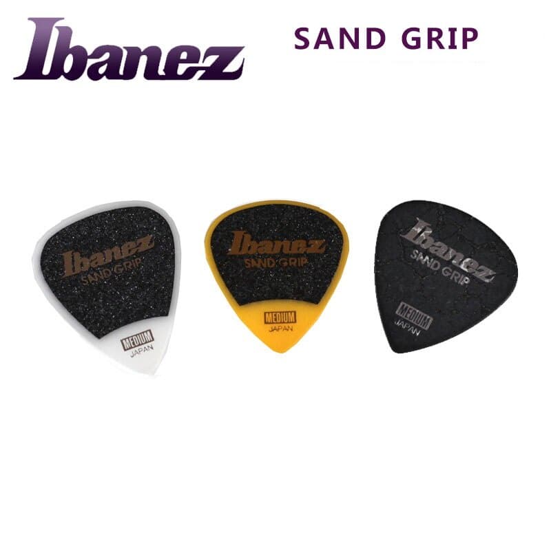 Ibanez grip assistente série areia palheta para guitarra acústica elétrica ibanez, 1 peça feita no japão