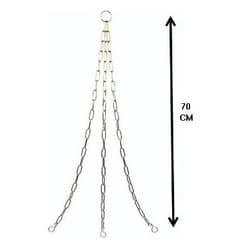 Corrente P/ Pendurar Vasos Xaxim – 2,6mm (grossa) - 70 Cm