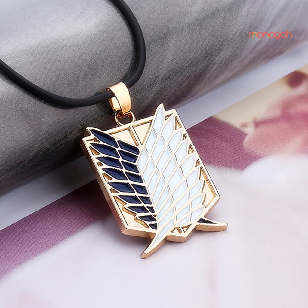 MANAGAH Necklace Funny Creative Attack On Titan Anime Cosplay Necklace For Women