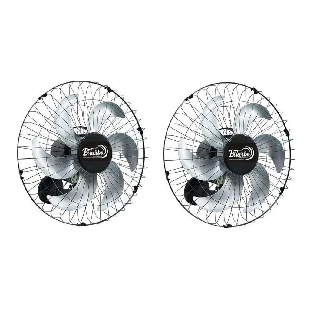 Kit 2 Ventilador Parede Venti Turbo + Forte Potente  Biturbo Original
