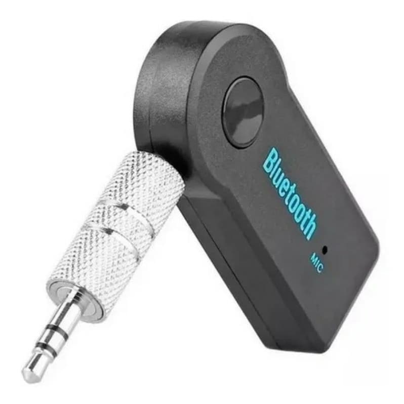Adaptador Receptor Bluetooth Auxiliar P2 3.5mm para Som Rádio de Carro