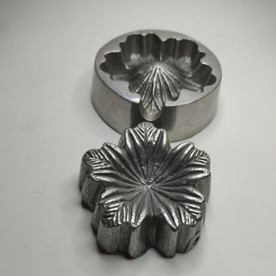 Frisador Modelador Alumínio: Flor Blue Linda Flor, Para Apliques, Canetas,  Arranjos