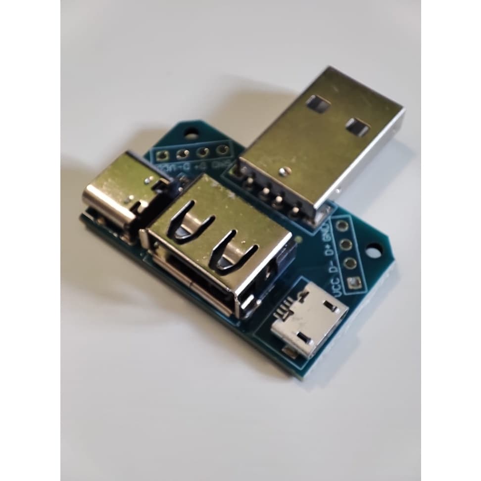 Adaptador USB C  multi-formato USB-2 USB-C USB-mini USB macho - acessório para informática e ferramenta multiuso
