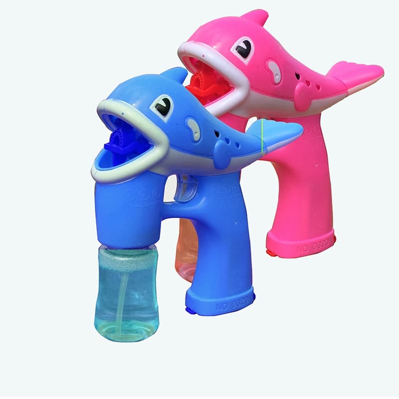 Brinquedos com Armas de Praia infantis  Nova espingarda elétrica de golfinhos, bolhas de música e luz, brinquedos infantis de qualidade