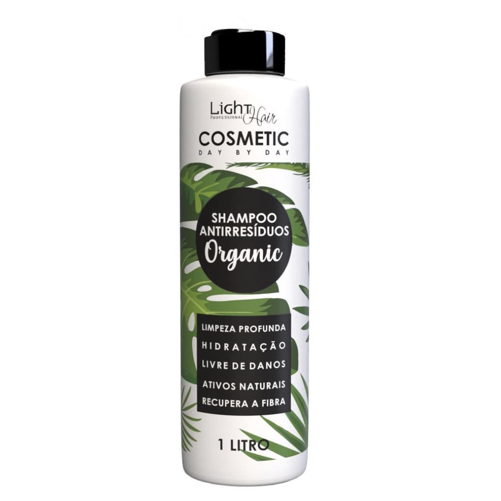 Shampoo Antirresíduos Profissional 1L Light Hair | Limpeza Profunda • Pré-Química • pH Balanceado