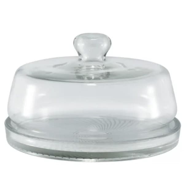 Queijeira Milano Media 20x12cm Em Vidro - Mistral Vidros Ref. 107