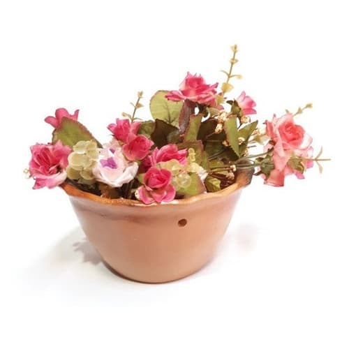 Cachepô Vaso Para Plantas Suculentas Arte De Barro Enfeite