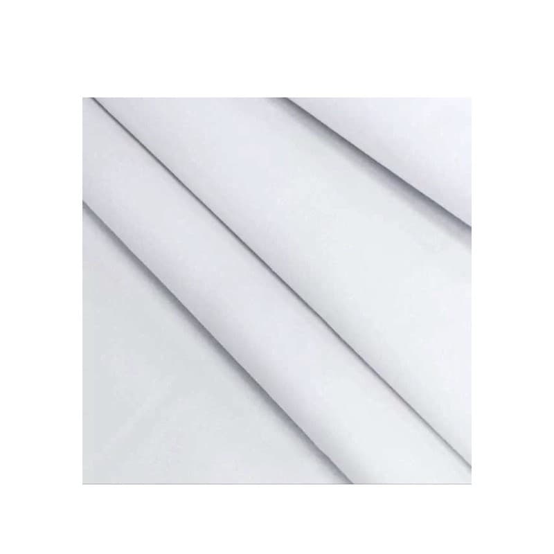 Tecido Percal Branco 1,00m x 2,50m (largura) Ideal para Lençol e Máscaras