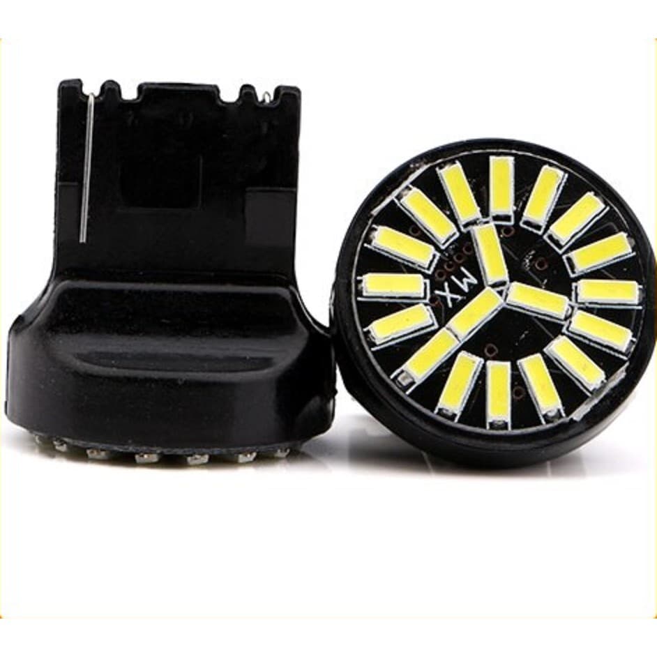 Par Lâmpada Led Pingão T20 19 Leds Canbus Canceller