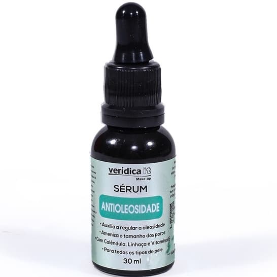 Sérum Anti Oleosidade Facial Veridica It 30ml Para Maquiagem e Skin Care