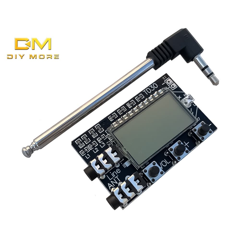 DIYMORE FM Módulo Transmissor Estéreo Transmissão De Áudio Sem Fio 76M-108M DC 3.6V-15V