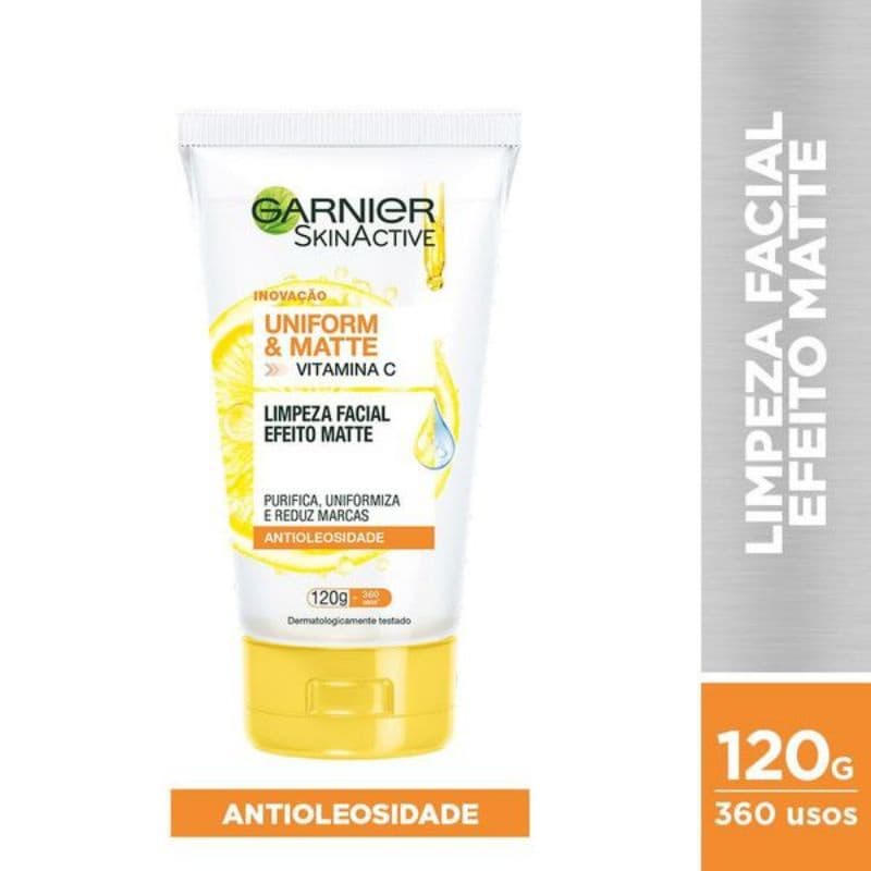 Sabonete de Limpeza Facial GARNIER Uniforme e Matte