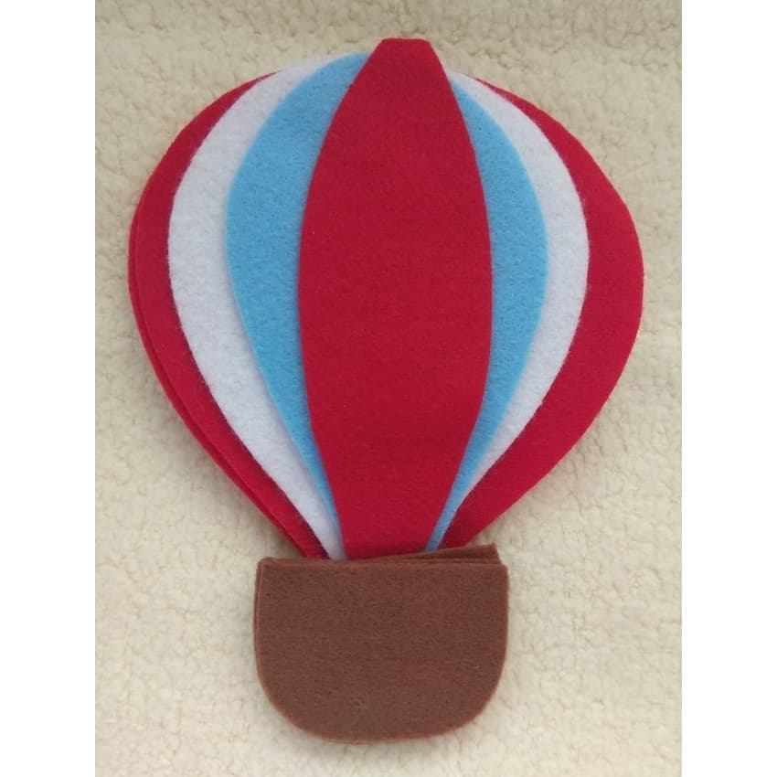 Recorte Balão em Feltro - Unidade 12cm x 9,5cm