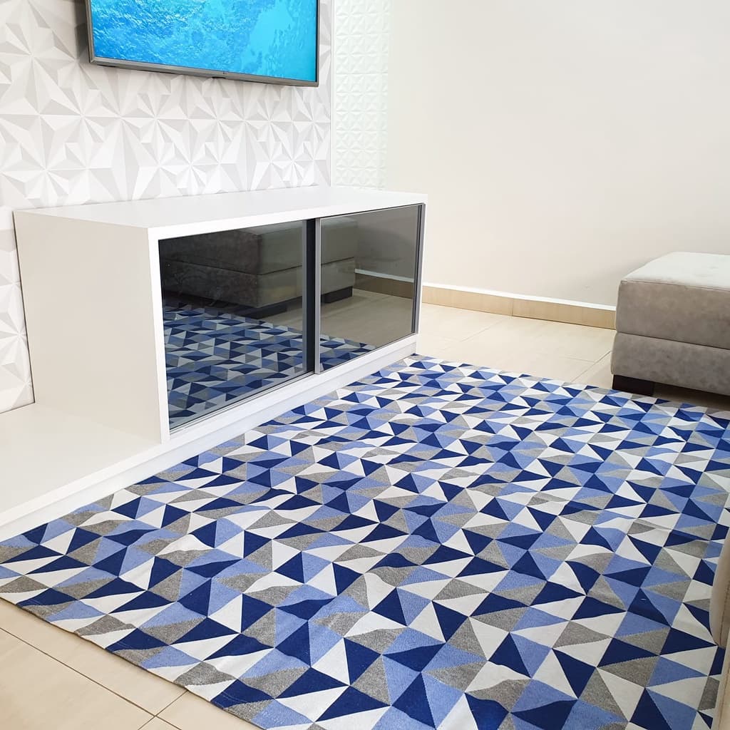tapete sala 150x100 com antiderrapante