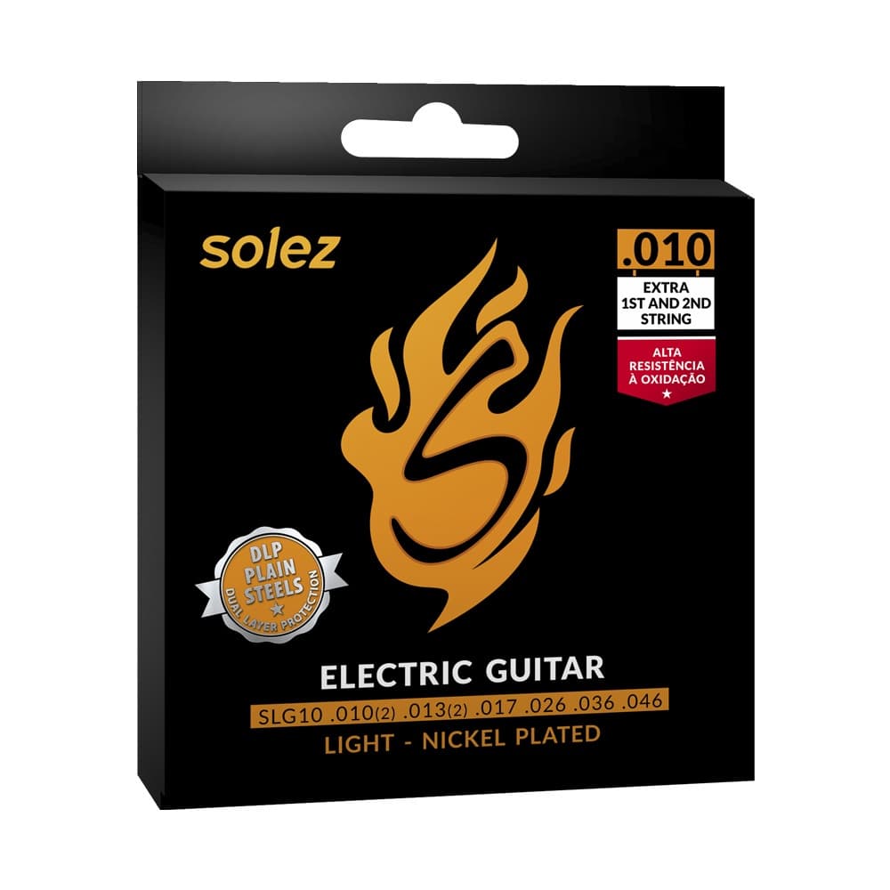 Encordoamento Solez P/ Guitarra SLG10 0.10/0.46 - EC0344