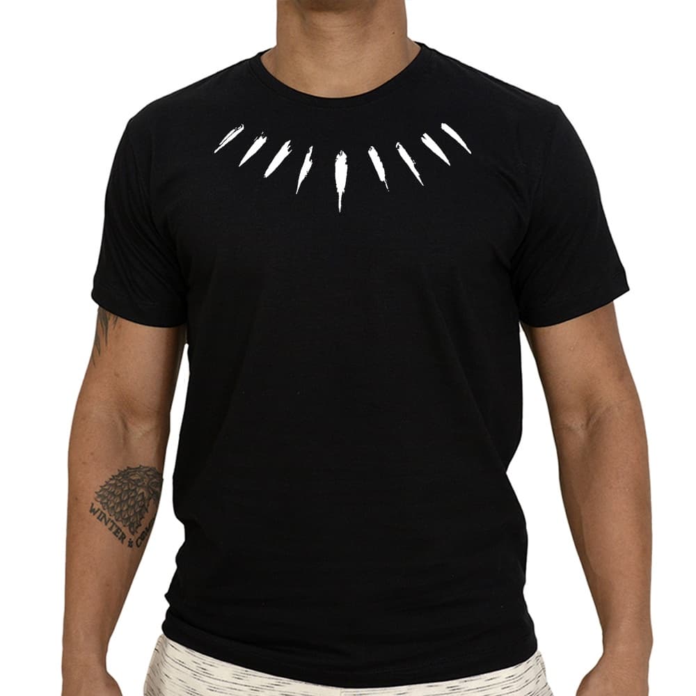 Camiseta Masculina Wakanda Vingadores Pantera Negra Tchala Camisa Algodão