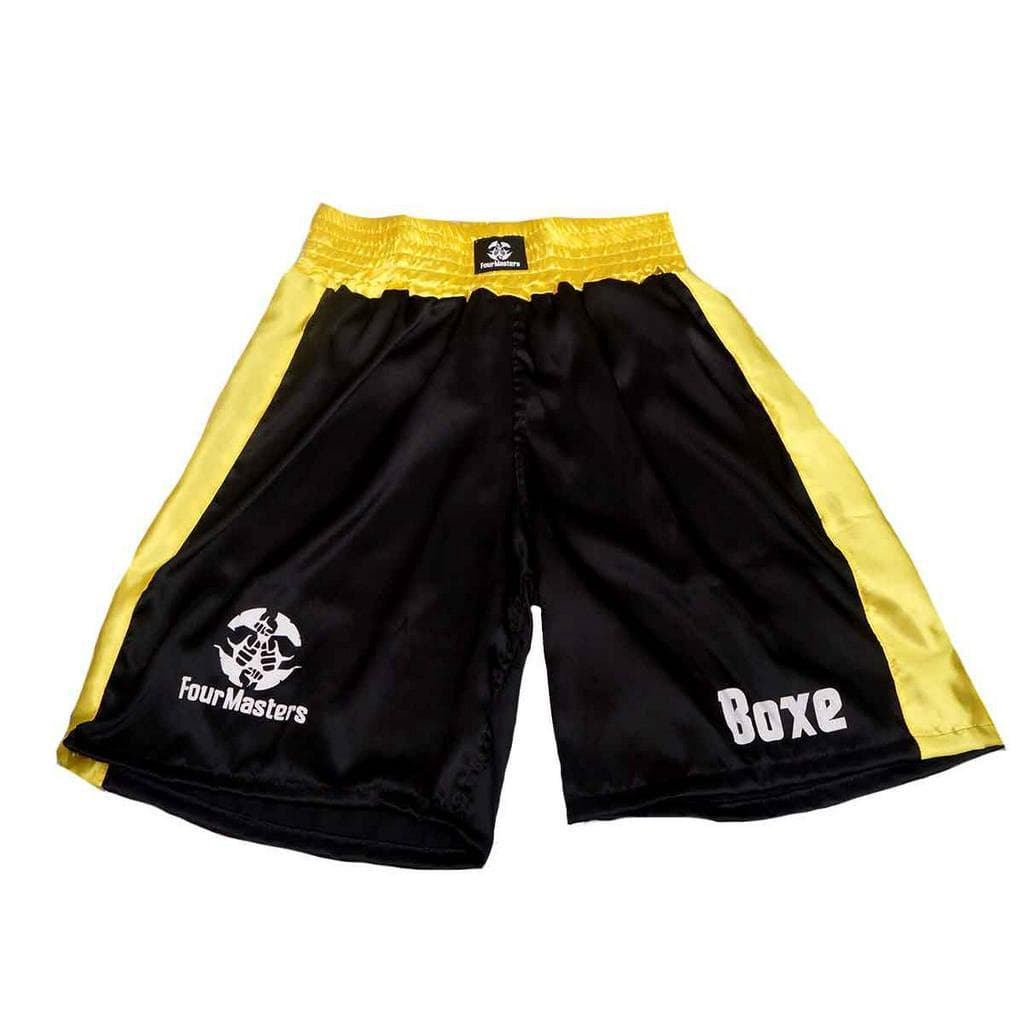 Shorts Para Boxe Shorts de boxe Calção de boxe, bermuda de boxe Calção de pugilismo Four Masters