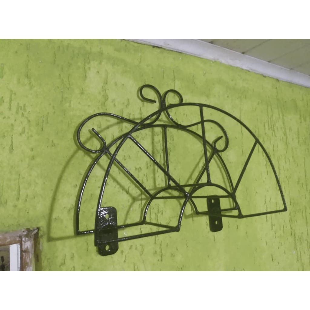 Suporte Enrolador de Mangueira  Meia Lua de Fixar na Parede Capacidade 20 Metros de Mangueira Suporte Para Mangueira Jardim
