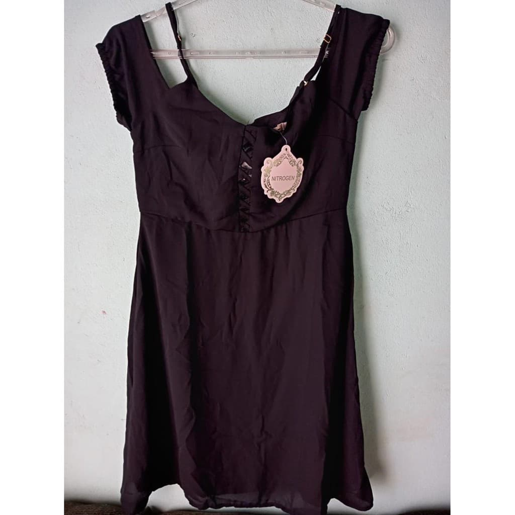 Vestido Preto - tamanho 38 -Nitrogen