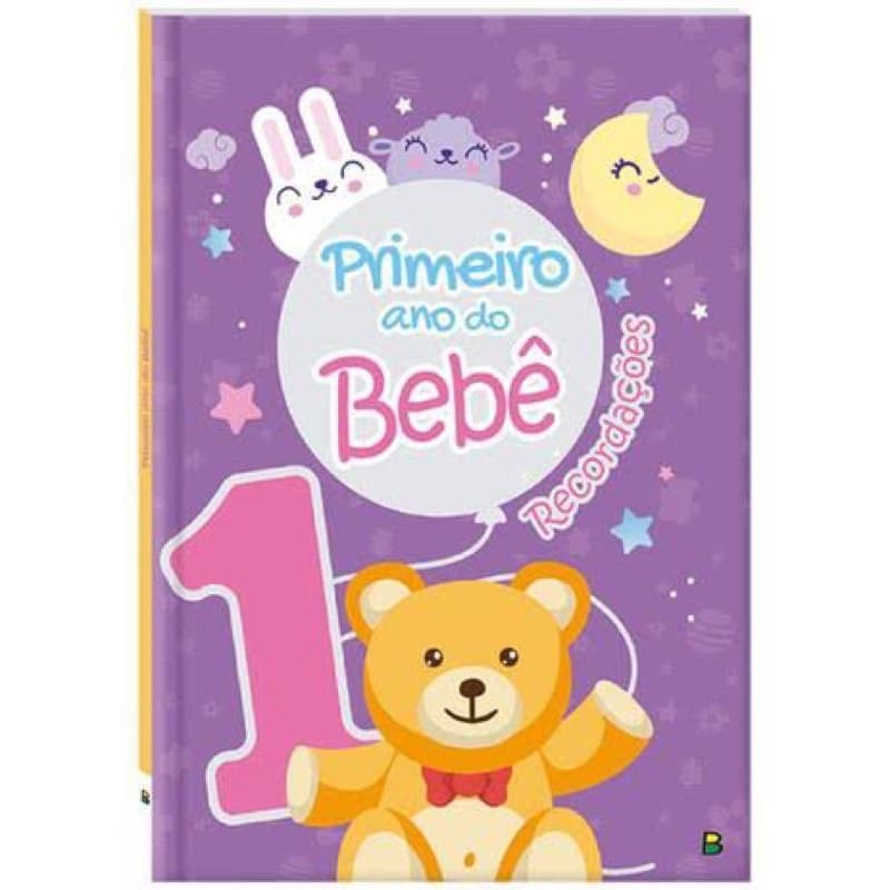 PRIMEIRO ANO DO BEBÊ, Livro álbum de memórias para o bebê