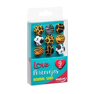 Percevejo Molin Animal Skin - Molin - Blister c/ 9 Percevejos