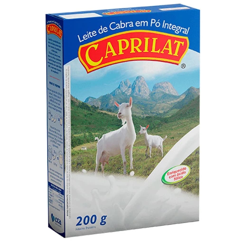 Leite De Cabra Em Pó Caprilat Instantâneo 200g