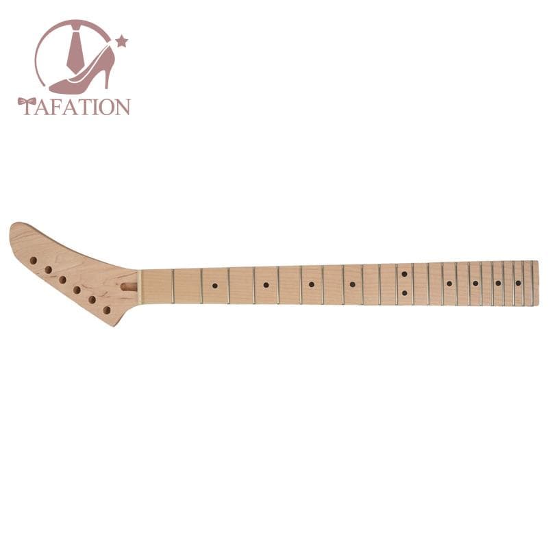 22 Traste Maple Banana Guitarra Elétrica Pescoço Ponto Incrustação Para Substituição De Peças St