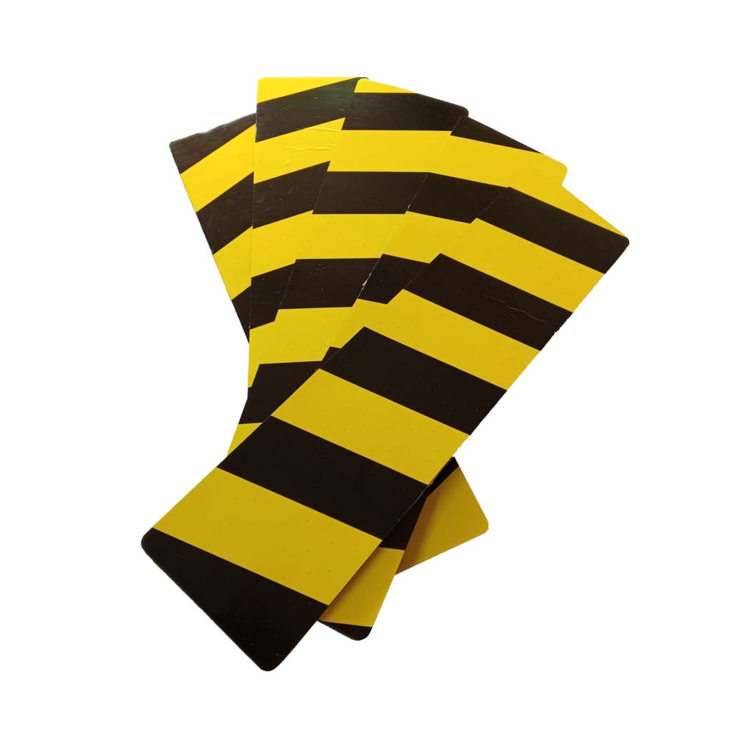 Manta Em EVA 40cm Zebrado / Protetor Parede Garagem Com Adesivo