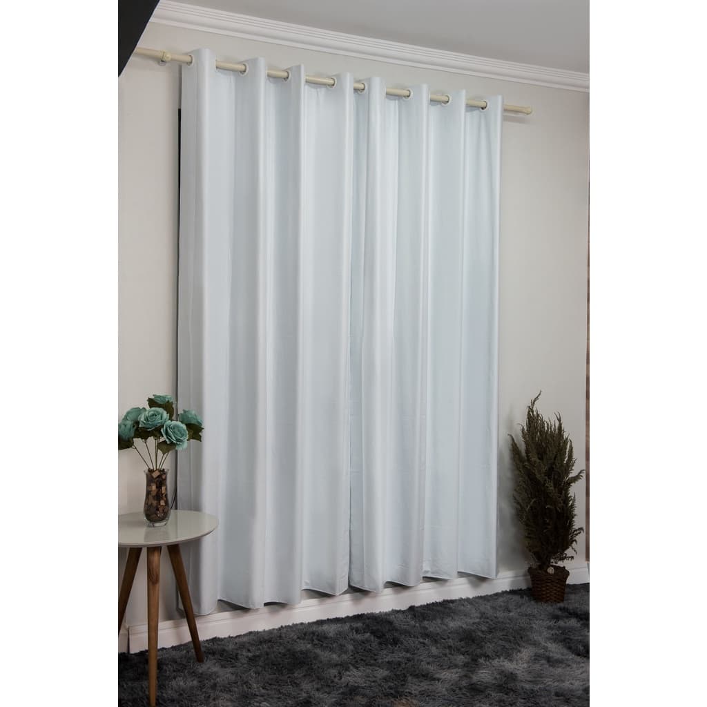 Cortina Blecaute 100% Corta Luz Para Varão 4,00m(largura)