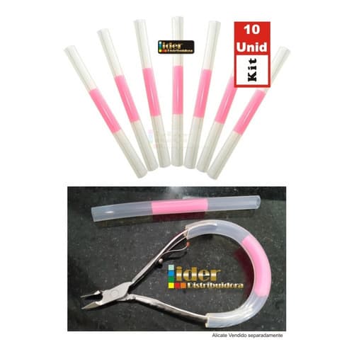 Kit 10 Molas De Silicone Profissional Para Alicate Cutícula