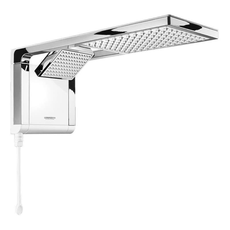 Chuveiro Elétrico Lorenzetti Acqua Duo Ultra  branco com cromado 6800w 220v