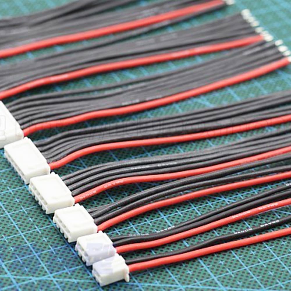 5 Pçs/Lote 1S 2S 3S 4S 5S 6S Lipo Bateria Carregador De Equilíbrio Cabo IMAX B6 Conector Plug Fio Atacado