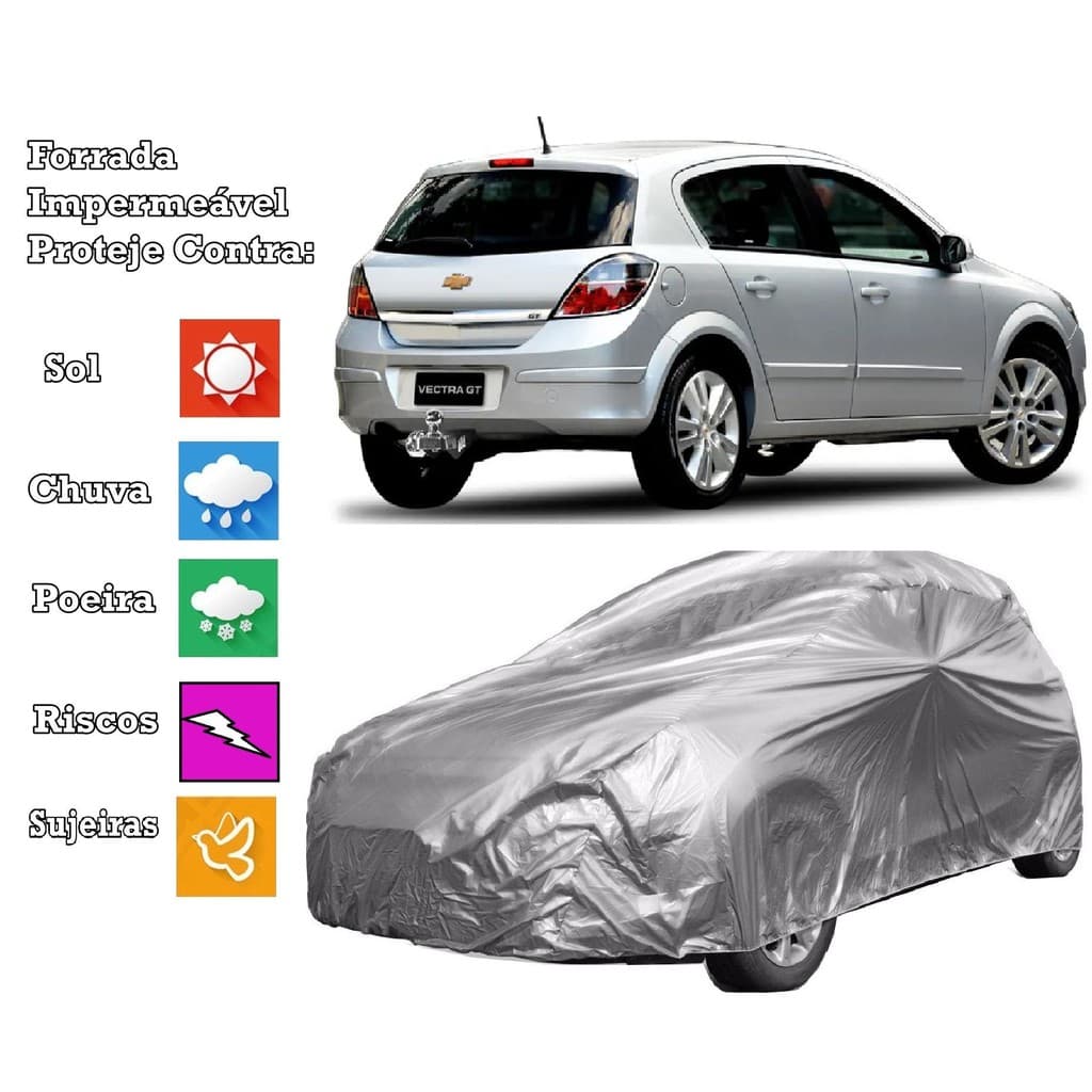 Capa Cobrir Carro Chevrolet Vectra Gt Forrada e 100% Impermeável