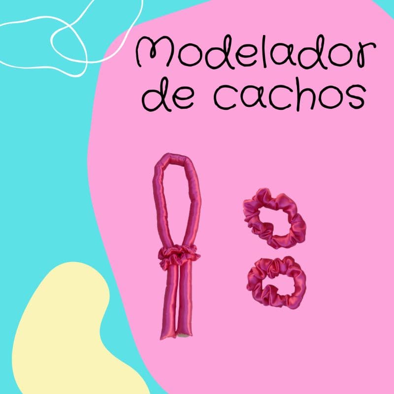 Modelador de cachos em cetim /Bob curling hair para cachos e ondas em seu cabelo