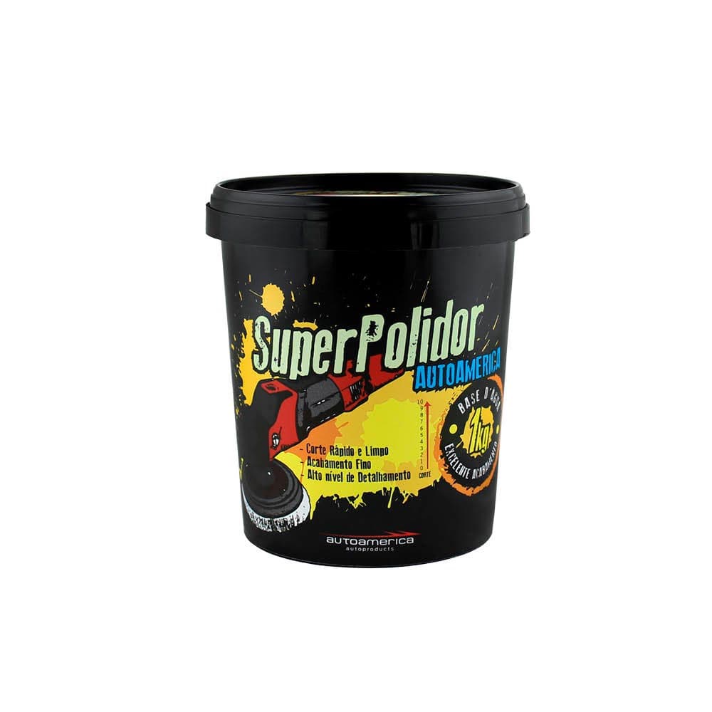 MASSA DE POLIR SUPER POLIDOR AUTOAMERICA 1KG