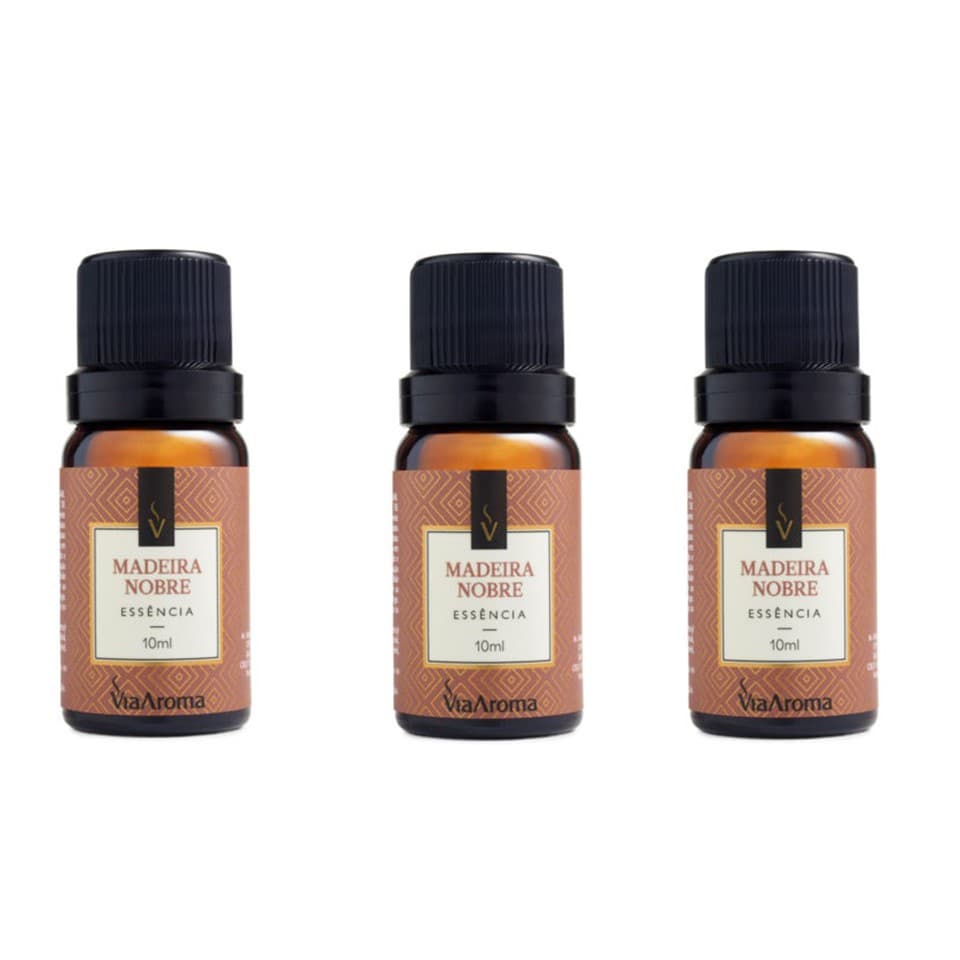 3 un Essências Madeiras Nobres- 10Ml Via Aroma