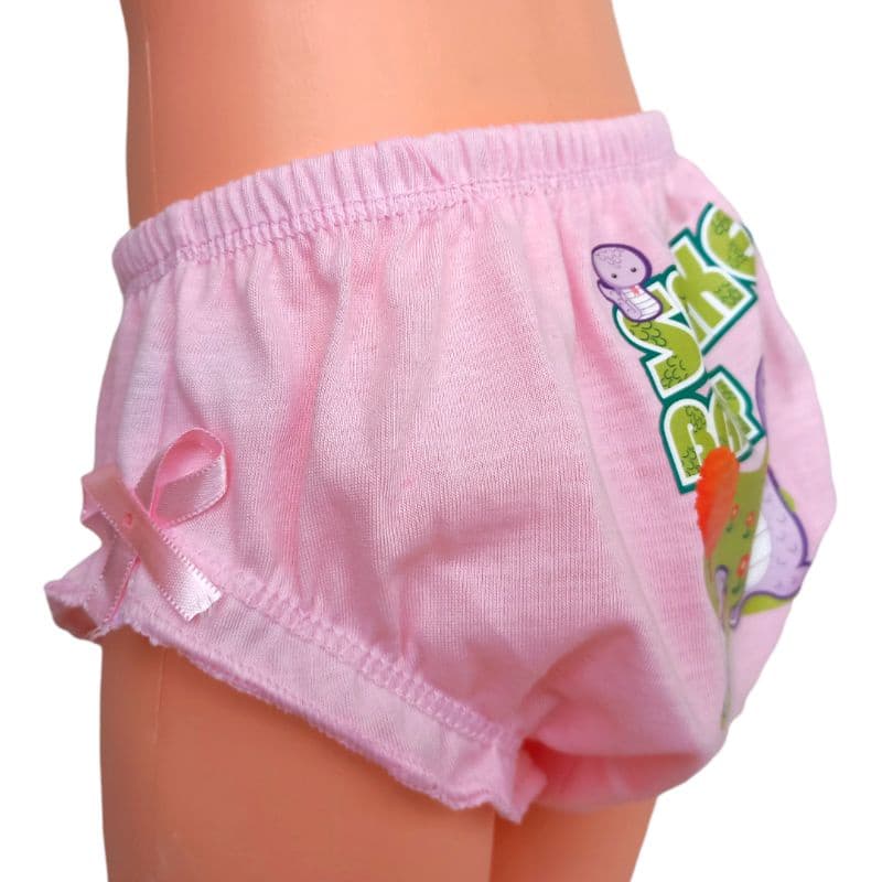 kit de 10 Calcinhas Infantil e Bebê  Menina com Estampas de personagens