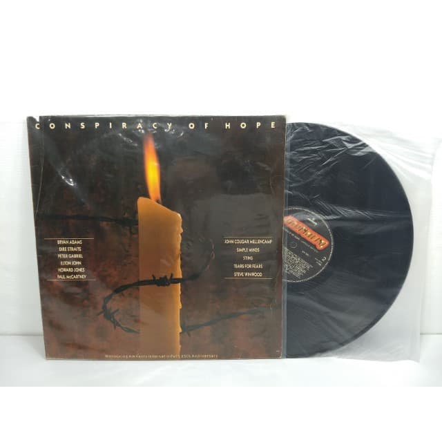 Lp Conspiracy Of Hope Vinil Vários Artistas Disco Som Retro ok