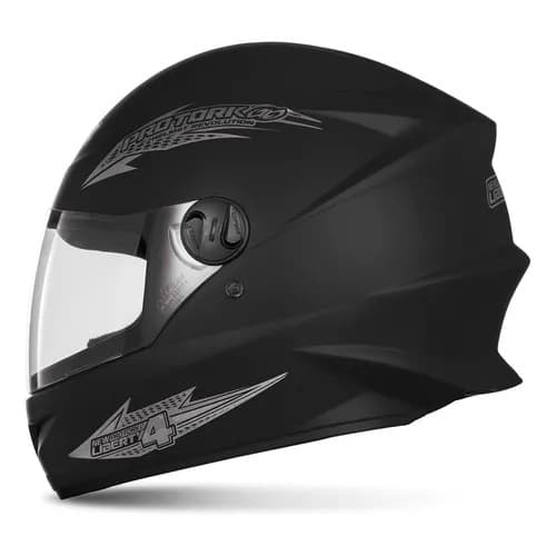 Capacete Moto Feminino Masculino Fechado New Liberty Four 4 Pro Tork Viseira Cristal