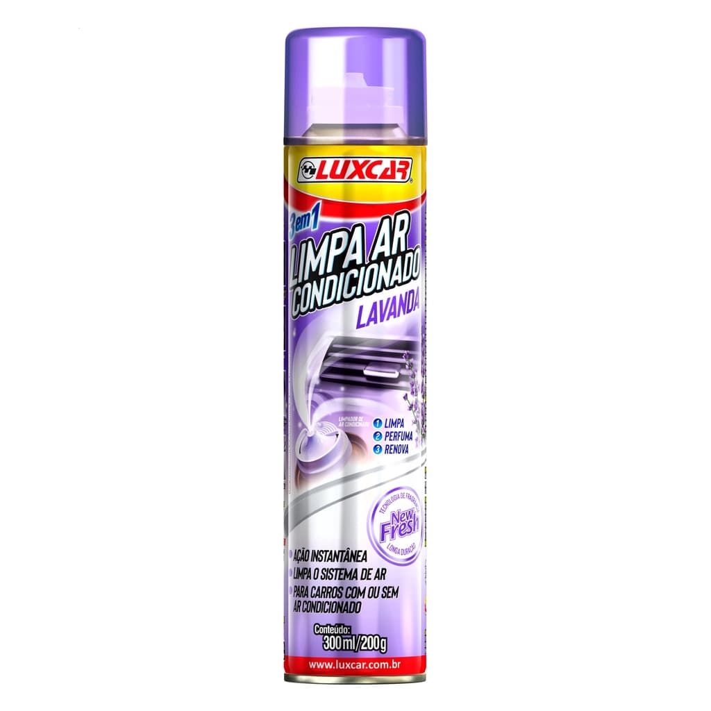 Limpa Ar Condicionado Lavanda Luxcar 300ml