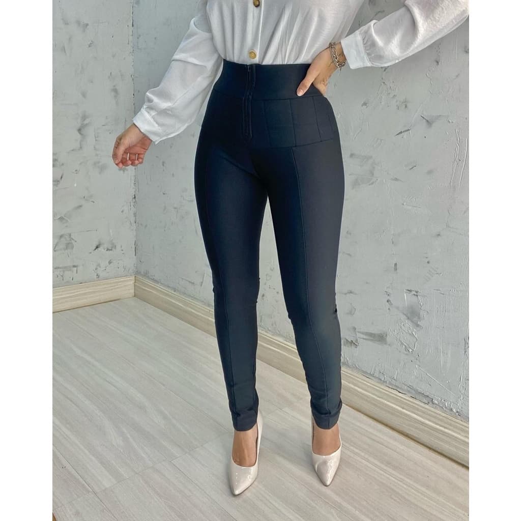 Calça Lipo Original com cinta interna, calça efeito lipo, calça com cinta modeladora