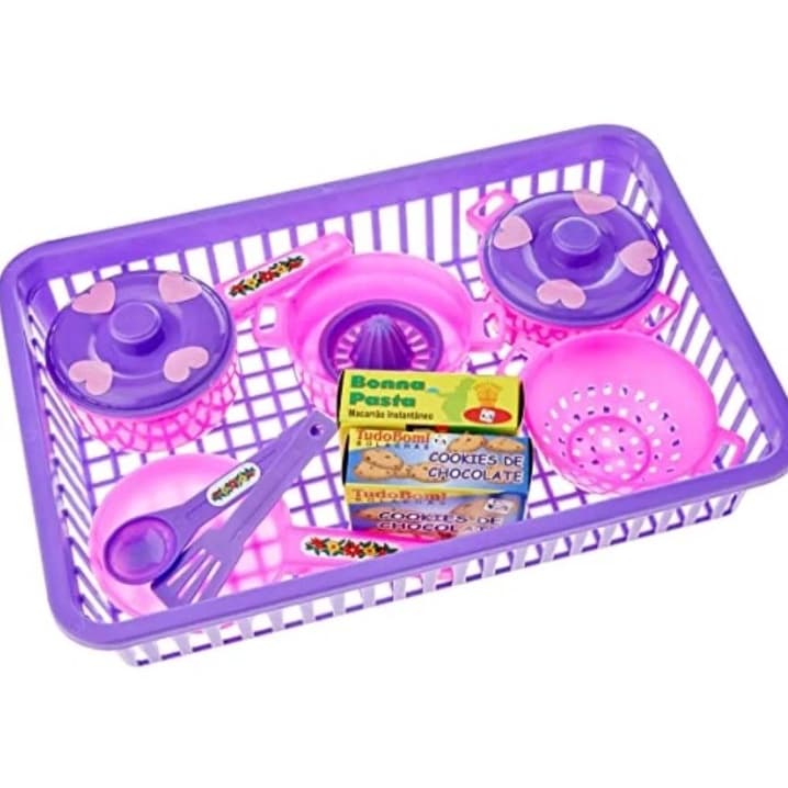 Conjunto De Panelas Cozinha Infantil De Brinquedos 13 Peças