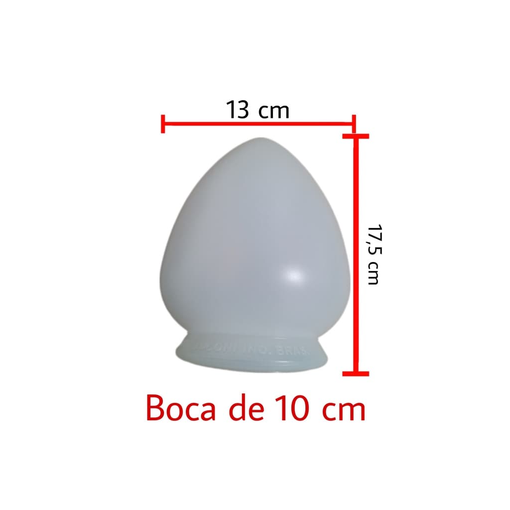 Luminária Tipo Pera Ventilador de Teto Globo Tipo Pera Boca 10 cm Iluminação