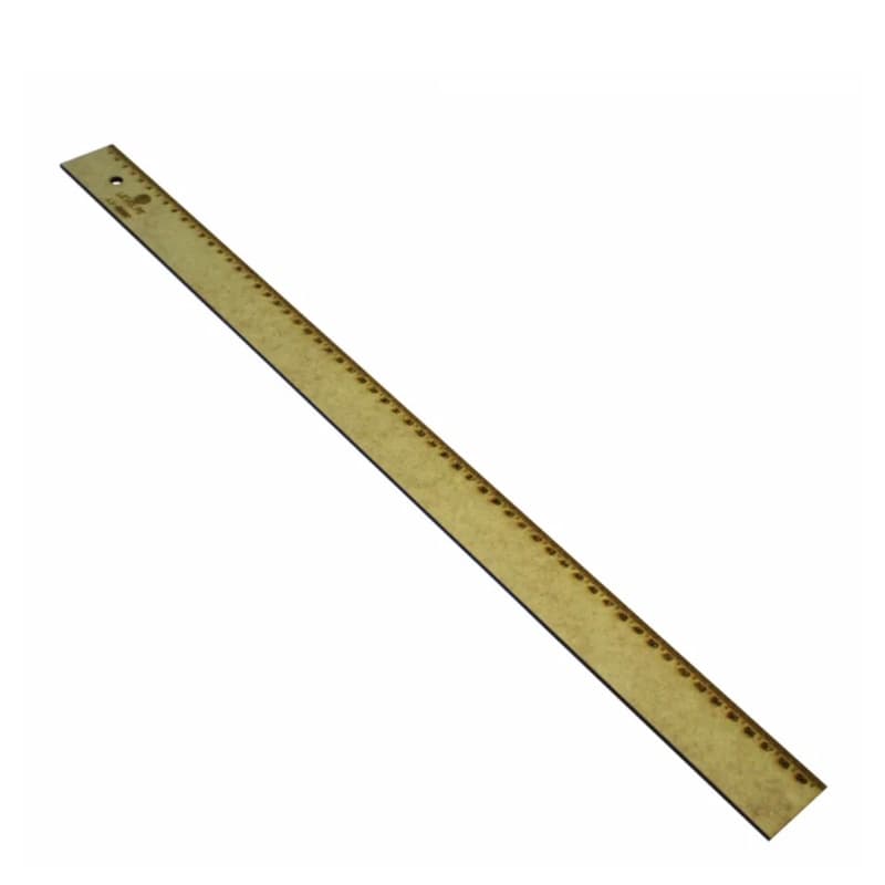 Régua de Costura e Artesanto 30cm Modelagem Alfaiate Mdf Promoção