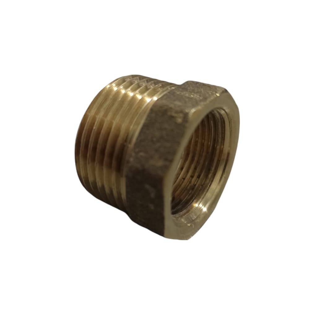 Bucha Redução 1 Polegada Para 3/4 De Metal ( Latão )