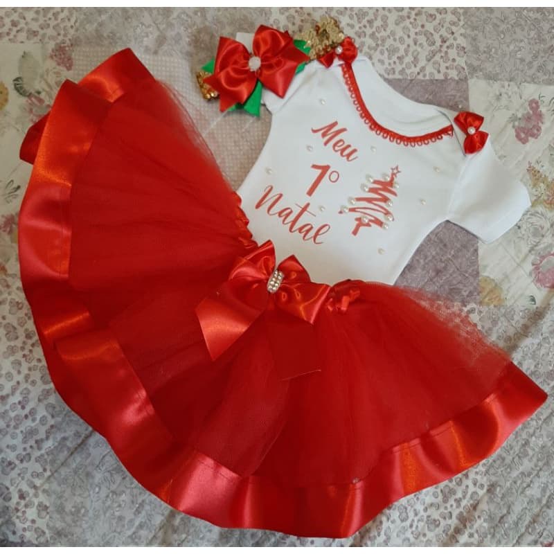 kit para bebê meu primeiro natal