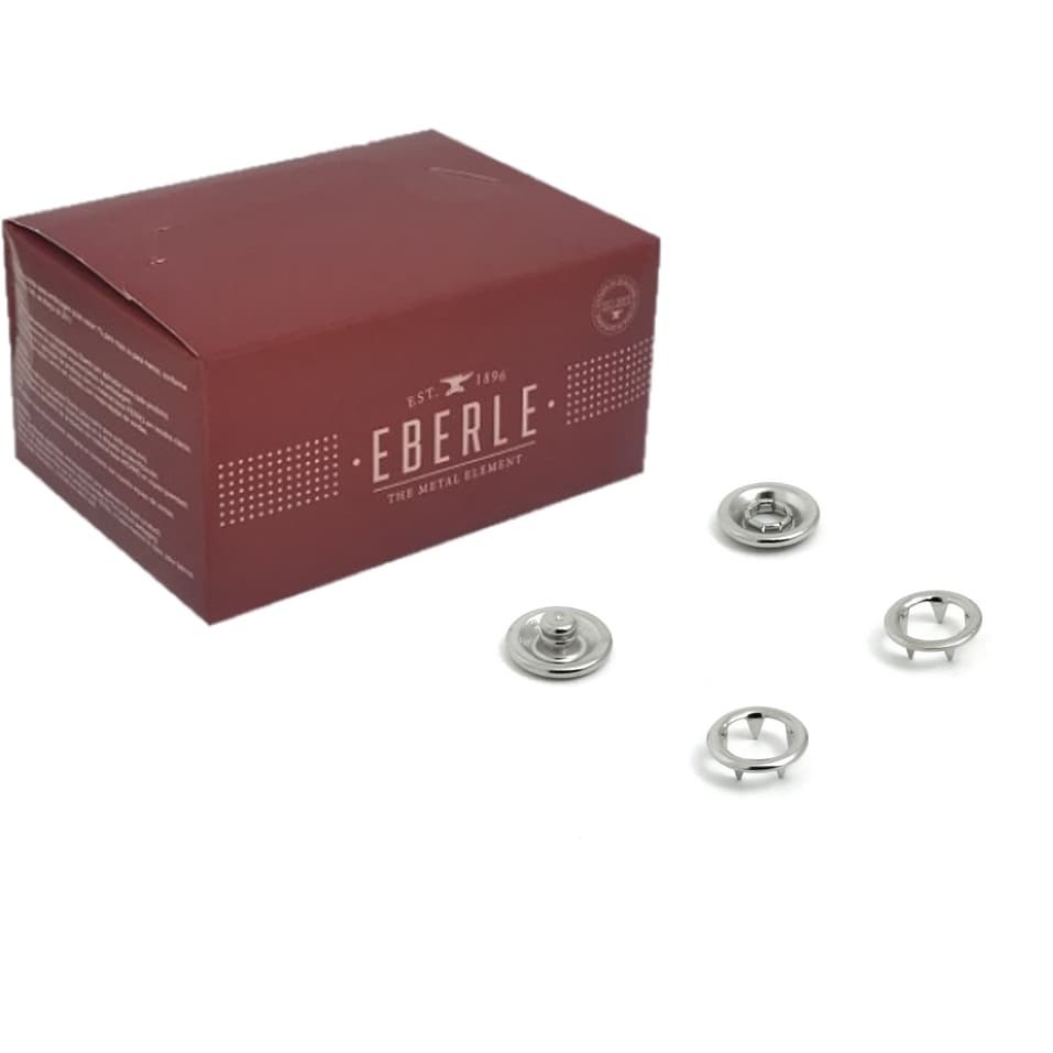 Botão Pressão 35 Garra Longa 9.5mm Niquelado 200un Latão